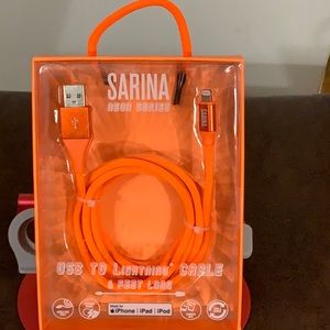 SARINA NEON SERIES USB TO LIGHTNING CABLE